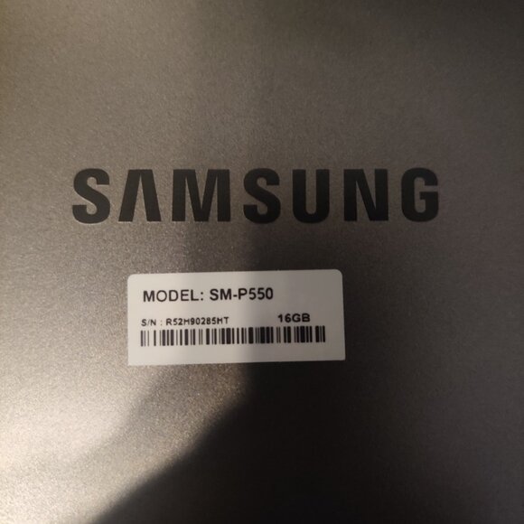 9.7in Samsung Tab A model: SM-P550 with S-Pen - Picture 6 of 6